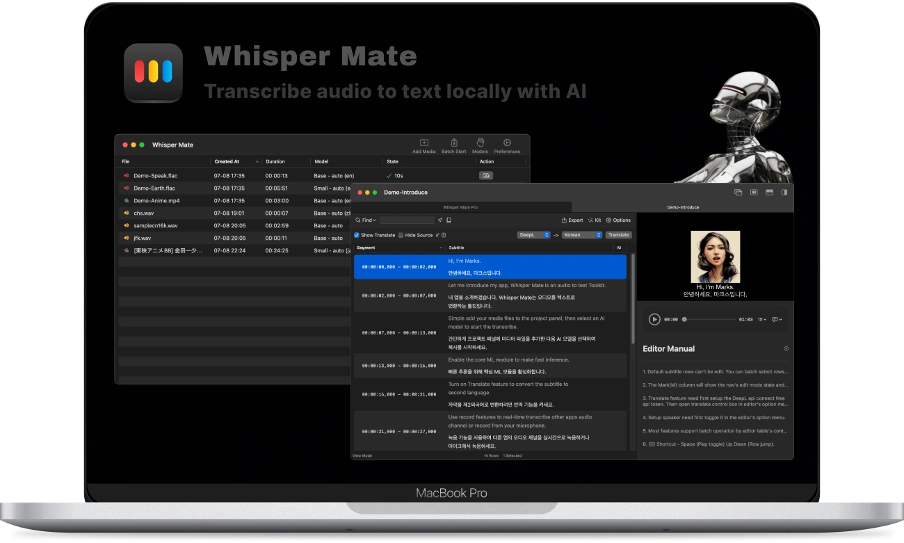Bring online video straight into Whisper Mate